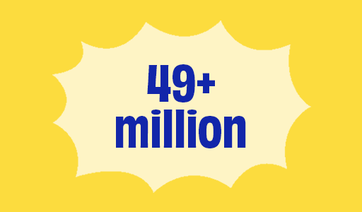 49+ million