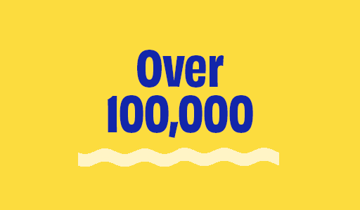Over 100,000
