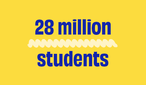 28 million students